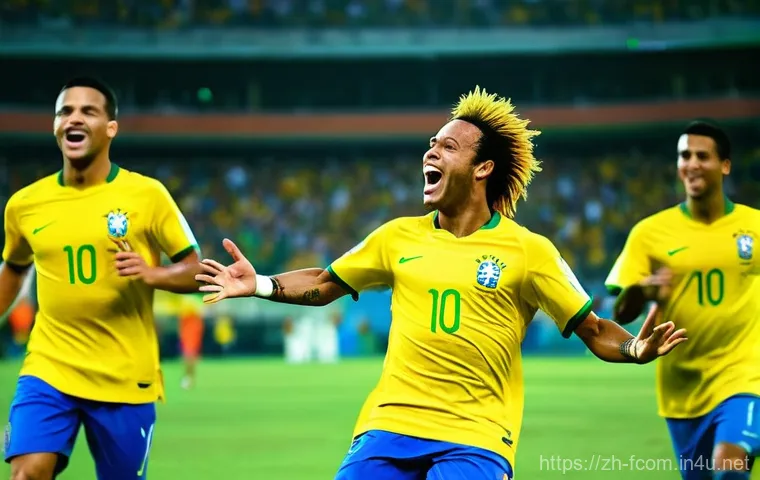 FC온라인 국가별 선수 조합 - **Prompt for French Team - Dynamic Midfield Dominance:**
    "A vibrant, high-energy scene from a pr...