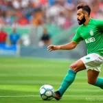 FC온라인 미드필더 추천 - **Image Prompt 1: The Tenacious Defensive Midfielder (CDM)**
    A strong and determined male footba...